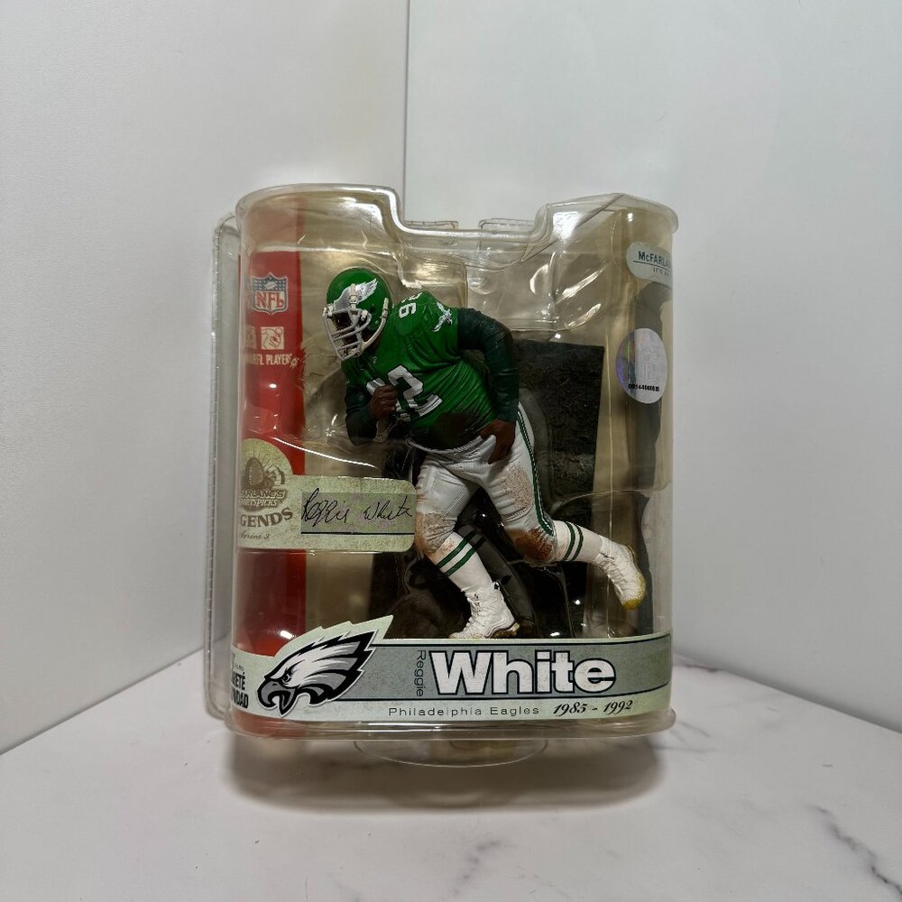 Reggie White Philadelphia Eagles McFarlane NFL Legends Action Figure – New in Pa